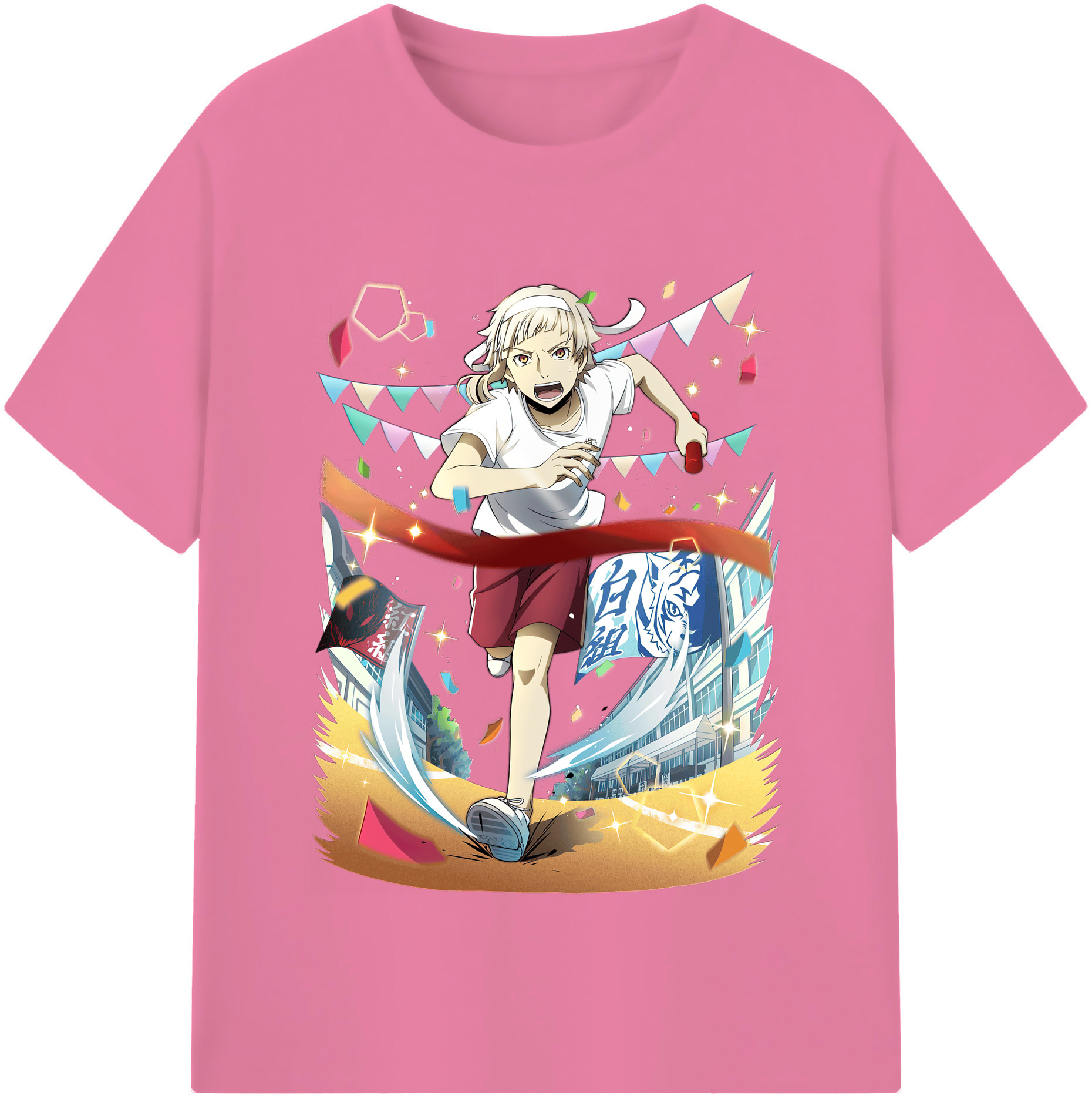 （画像用） 文豪ストレイドッグス Bungo Stray Dogs 綿100％半袖Tシャツ（フロントプリント）
